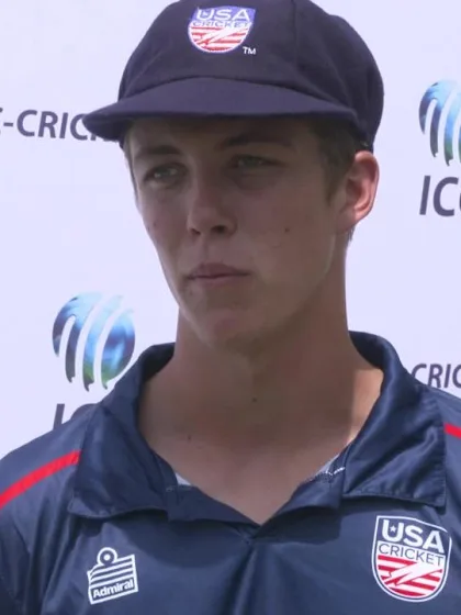 ICC U19 CWC Americas Q: Argentina v USA – Post-match interview with USA Captain Joshua Kind