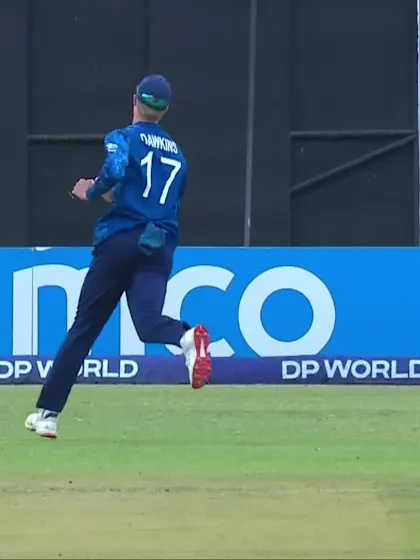 Abhigyan Kundu with a Four vs. England