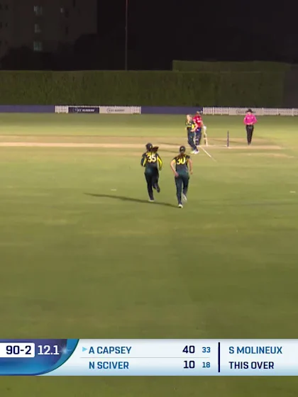 Logo of Alice Capsey - Wicket - Australia Women vs England Women