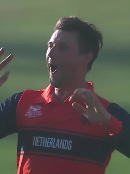 NAMvNED: Skipper Pieter Seelaar strikes in his very first over