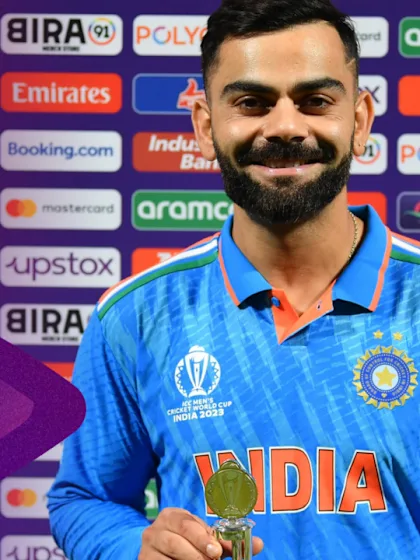 Unbeaten Kohli smashes record century | POTM Highlights | CWC23