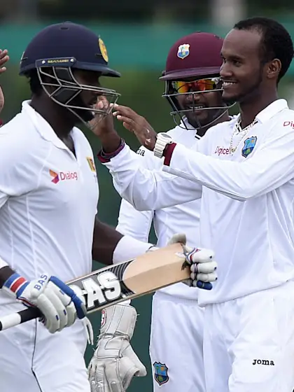 Dhammika Prasad strikes after Brathwaite six-for
