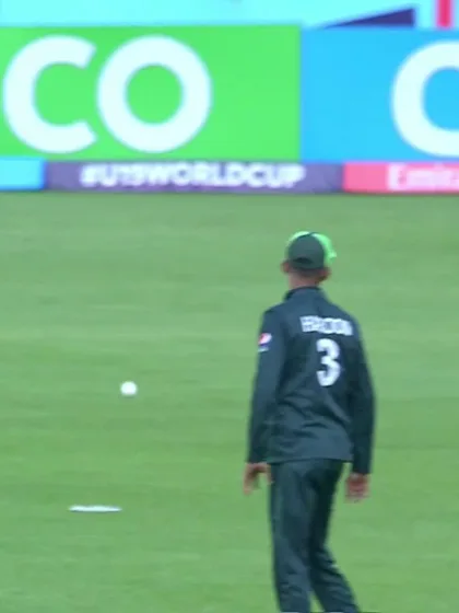 Logo of Rizwan Chowdhury with a Four vs. Pakistan