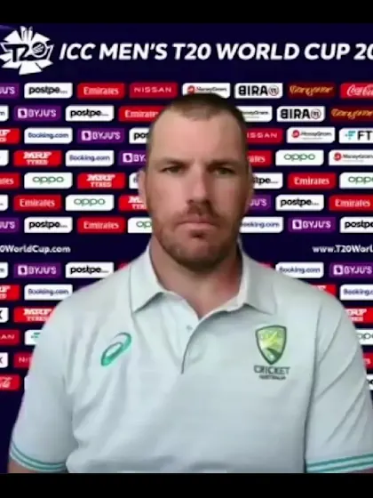 5 November - Abu Dhabi - Australia Captain Aaron Finch pre-match press conference