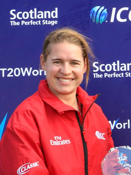 Umpire Lauren Agenbag makes history in South Africa