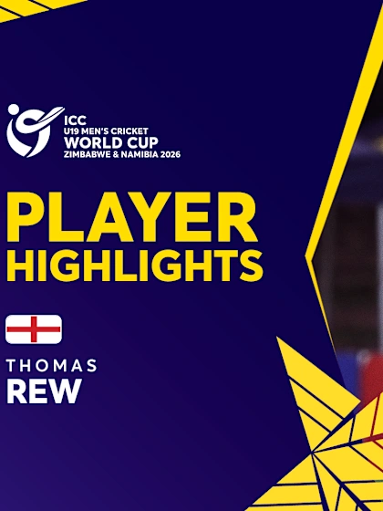  A fine captain's knock from Thomas Rew | Player Highlights | U19 CWC 2026