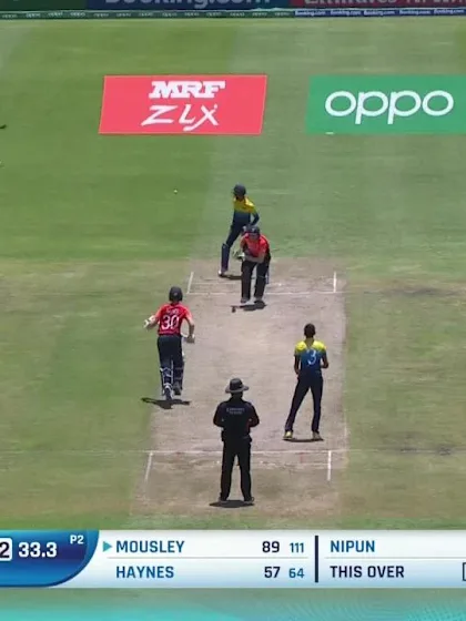 ICC U19 CWC: SL v ENG – Highlights of England innings