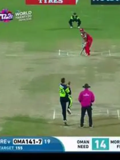 Amir Ali Innings for Oman V Ireland Video ICC WT20 2016