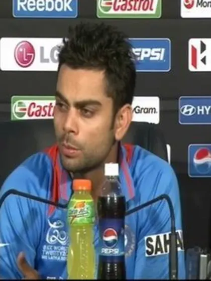 Virat Kohli on his knock