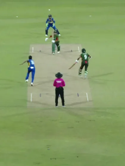 Nahida Akter - Wicket - Bangladesh Women vs Sri Lanka Women