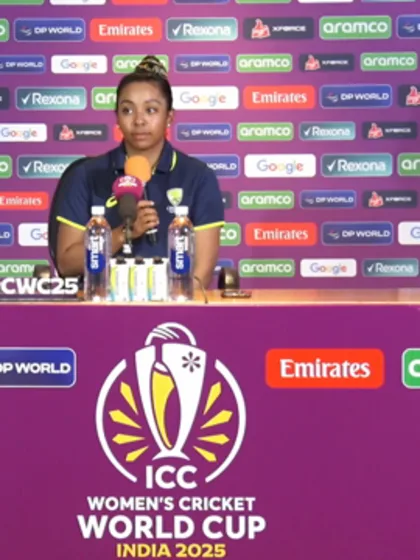 King thrilled as Aussies stay unbeaten | Post-match Press Conference | CWC25