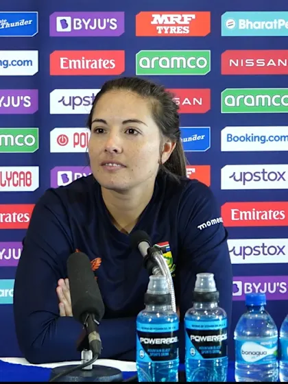 23 February - Cape Town - South Africa Captain Sune Luus pre-match press conference