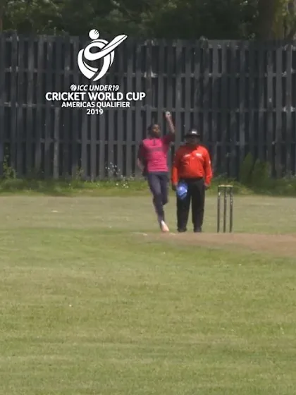 ICC U19 CWC Americas Q – BER v CAY: Player of the Match Tybrae Robinson takes 3/13 in 7 overs 