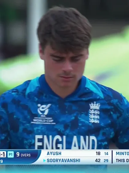 Vaibhav Sooryavanshi with a Four vs. England