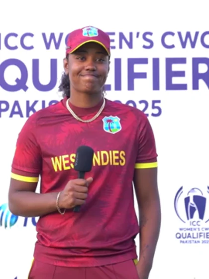 Hayley Matthews Post-Match interview | WCWCQ 2025 | 11th April 2025