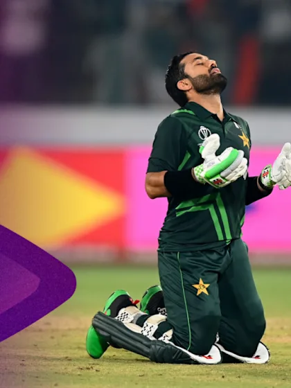 Rizwan dazzles in record run chase with highest ODI score | POTM Highlights | CWC23