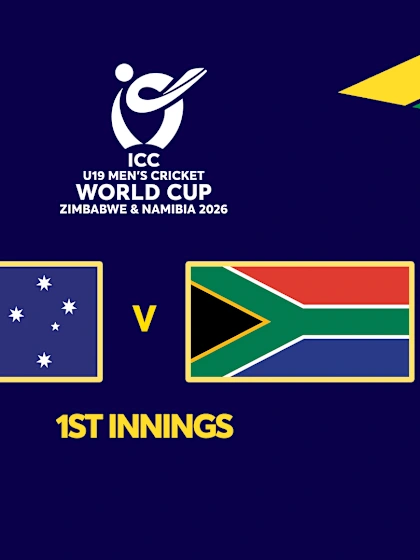 REPLAY: U19: Australia v South Africa (1st Innings)