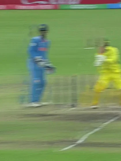 Logo of Ollie Peake with a Four vs. India