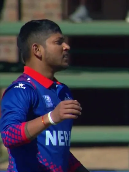 Logo of Brandon King - Wicket - West Indies vs Nepal