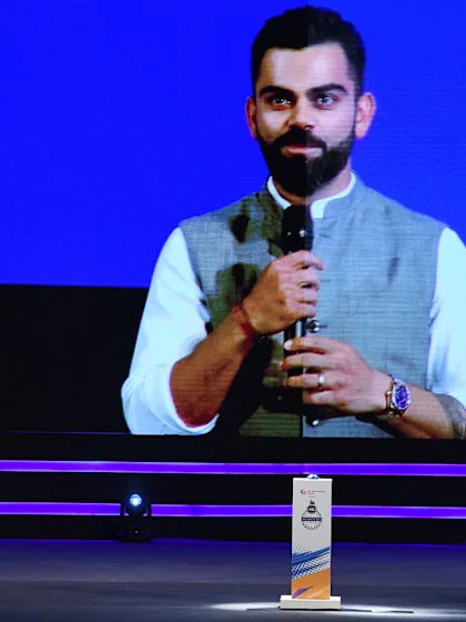 Kohli honoured with a stand in his name at Delhi stadium