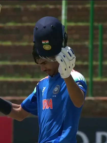 Vihaan Malhotra with a Four vs. Zimbabwe