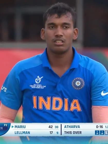 ICC U19 CWC: IND v NZ – Highlights of Atharva Ankolekar's 3/28