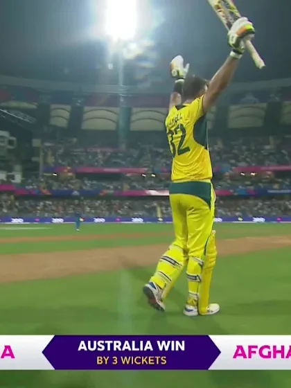 Glenn Maxwell - Six - Australia vs Afghanistan