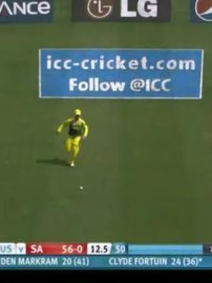 Partnership - Aiden Markram and Clyde Fortuin, Australia v South Africa, ICC U19 CWC 2014