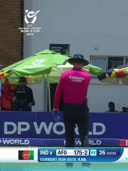 Faisal Khan with a Four vs. India