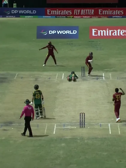 Armaan Manack - Wicket - West Indies vs South Africa