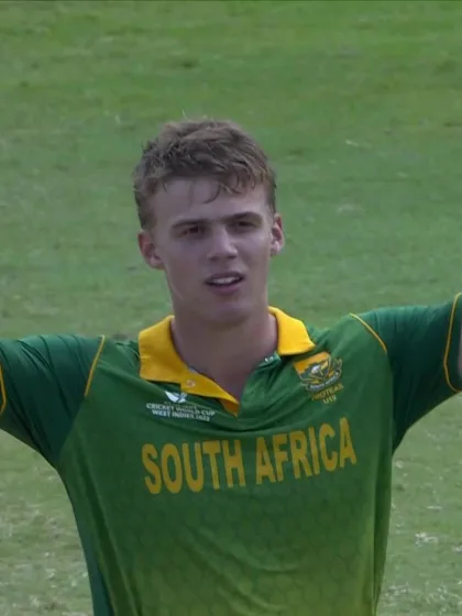 George Van Heerden’s classy ton | SA v IRE | ICC U19 Men’s CWC 2022