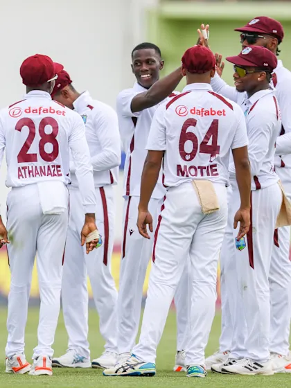 Shamar Joseph lights up home Test debut as 17 wickets fall on opening day in Guyana
