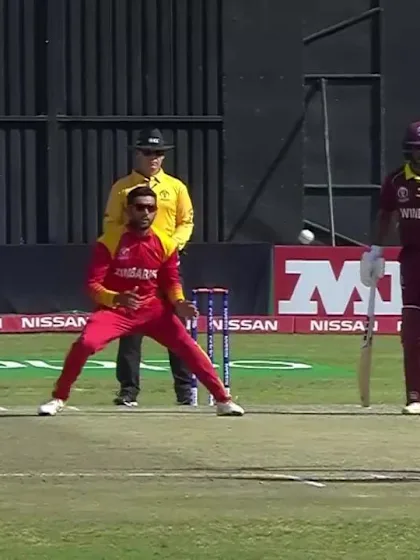 Evin Lewis caught and bowled by Sikandar Raza for 64