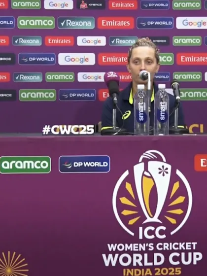 Ash Gardner | ICC WCW25 | Australia post-match press conference | 1 Oct '25