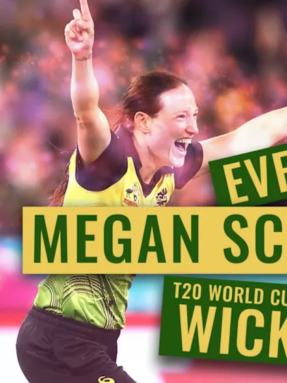 Logo of Every Megan Schutt wicket from the Women's T20 World Cup 2020