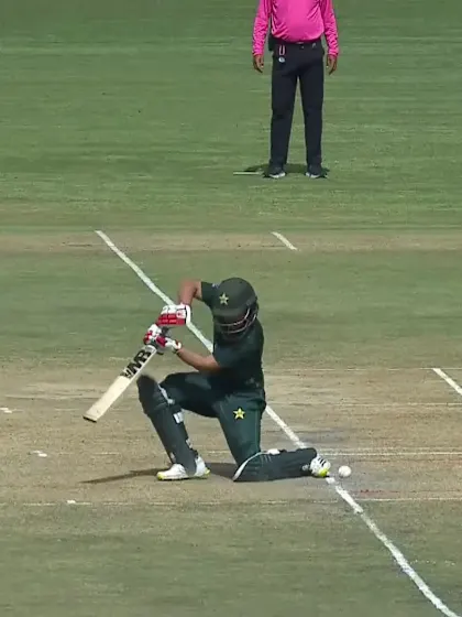 Logo of Azan Awais with a Four vs. Ireland