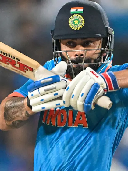 Perfect finish! Kohli brings up ton and India victory with huge six | CWC23