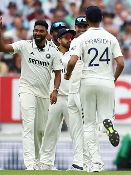 Match in balance after bowlers stage India's fightback