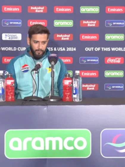 Imad Wasim (Pakistan player) pre-match Press Conference - 15th June 2024