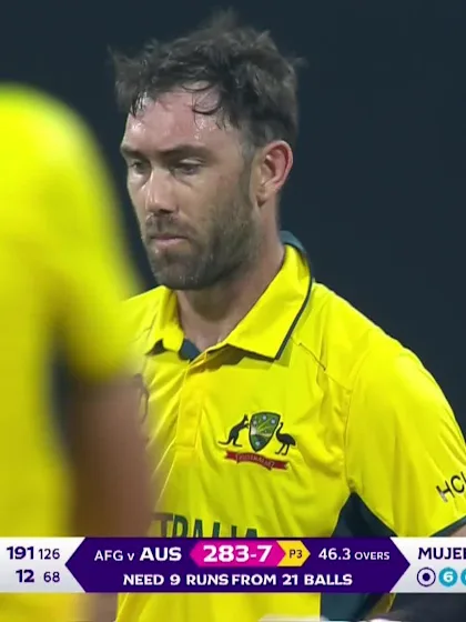 Glenn Maxwell - Six - Australia vs Afghanistan