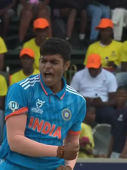 Logo of Ryan Hicks with a Batting vs. India