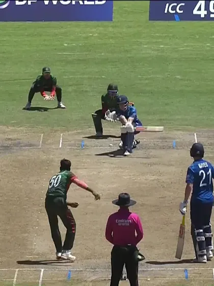 Thomas Rew with a Four vs. Bangladesh