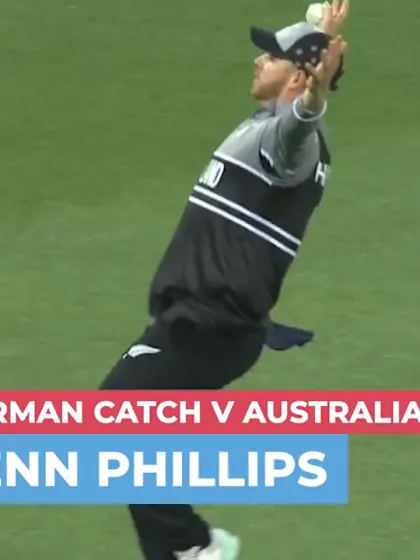 Logo of Nissan POTT: Glenn Phillips' superman catch v Australia