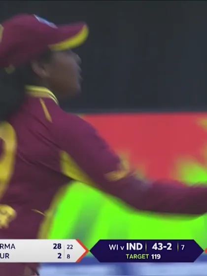 Logo of Wicket-Shafali-Verma-West-Indies-Women v India-Women ICC T20WC 2023