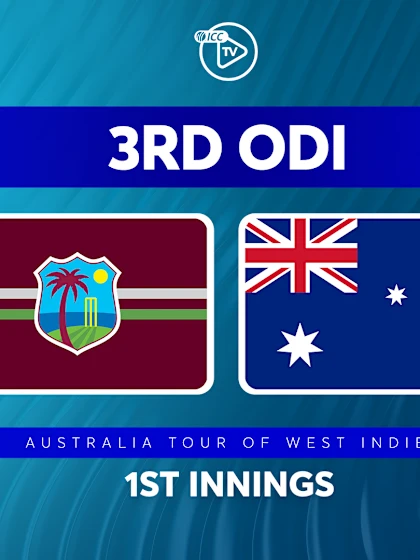 3rd ODI: West Indies v Australia (1st Innings)