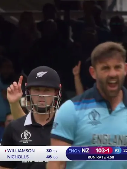 CWC19 Final: NZ v ENG – Plunkett gets the big wicket of Williamson
