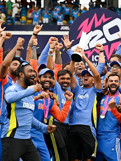 Dravid discloses emotions behind celebration of T20 World Cup win