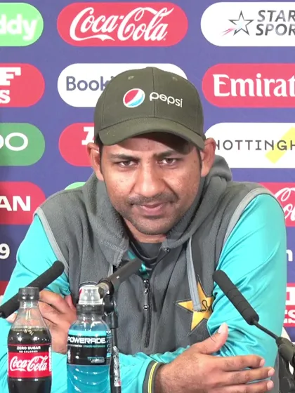 30 May - Trent Bridge - Pakistan Captain Sarfaraz Ahmed pre-tournament press conference