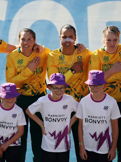 South Africa proudly sing their national anthem | Women's T20WC 2026