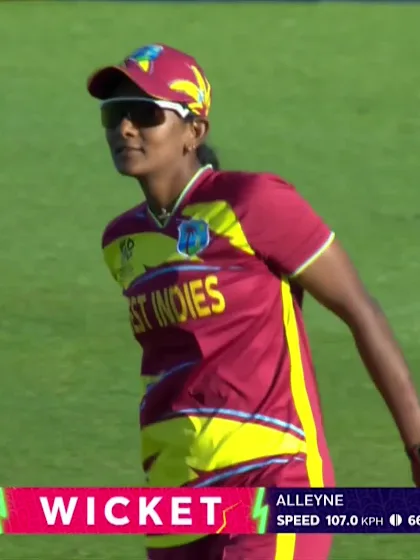 Isabella Gaze - Wicket - West Indies vs New Zealand